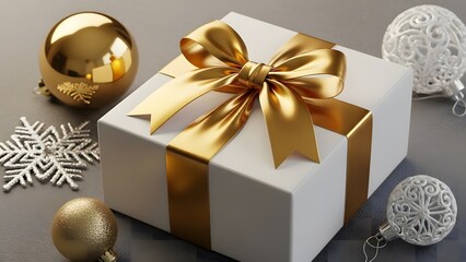 White gift box 