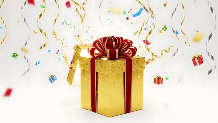 gift box with ribbon