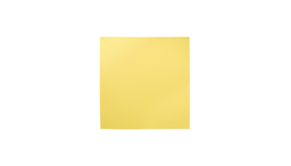 A bright yellow rectangle on a transparent background for design and layout purposes