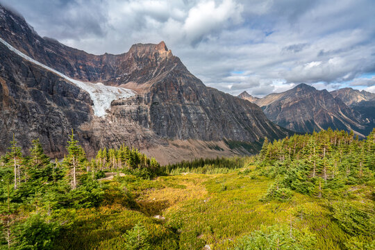 Edith Cavell Glacier in the Jasper National Park