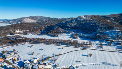 Snowy Gorski Kotar Landscape