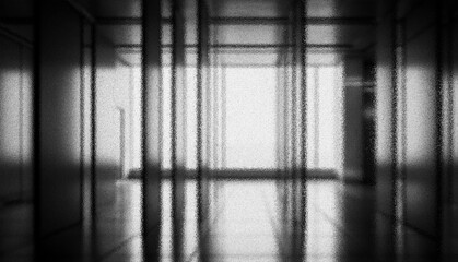 Grainy black and white window texture