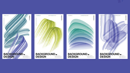 Vibrant background design templates for creative projects and presentations