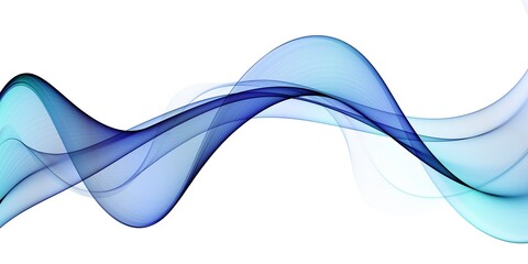 Abstract light blue wavy background.
