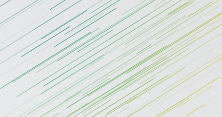 Obraz premium Abstract Diagonal Lines in Green and Yellow