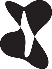 Modern Abstract SVG of Two Solids Forming a Final Unified Silhouette &ndash; Minimal Geometric Vector Illustration