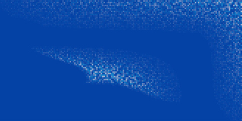 Abstract Dotted Blue Tech Finance Fintech Background Abstract Pixel Pattern. Abstract Business Tech Science Vector Backdrop Modern Abstract