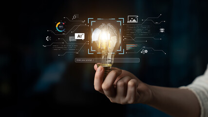 A creative platform powered by a generative AI brain. Users can enter prompts to generate content like images, interact with chatbots, and visualize data analytics. Fermion