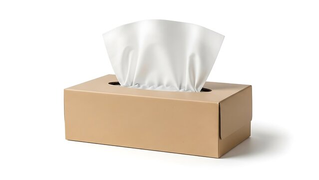 Box of facial tissues