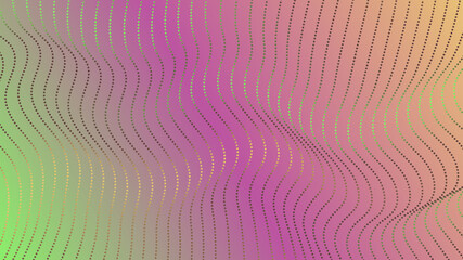 Colourful Abstract Gradient Background With Flowing Wavy Line Pattern Textures