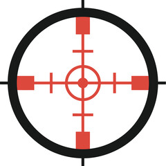 Obraz premium Crosshairs Target Symbol Illustration