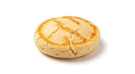 Delicious Homemade Shortbread Cookie on White.