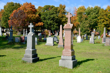 Fototapeta premium The Saint John Anglican Church church was donated by Captain John Savage, he and his wife Ann are both buried in the Saint John Cemetery.
