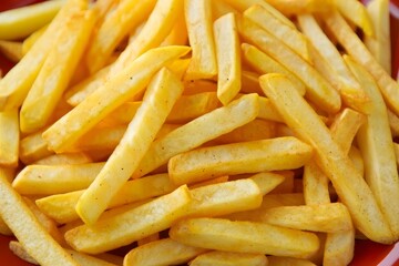 Crispy Golden French Fries Close-Up