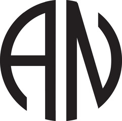 AN Circle logo design.eps