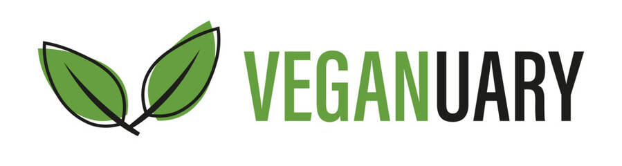 Veganuary - Icon on a transparent background