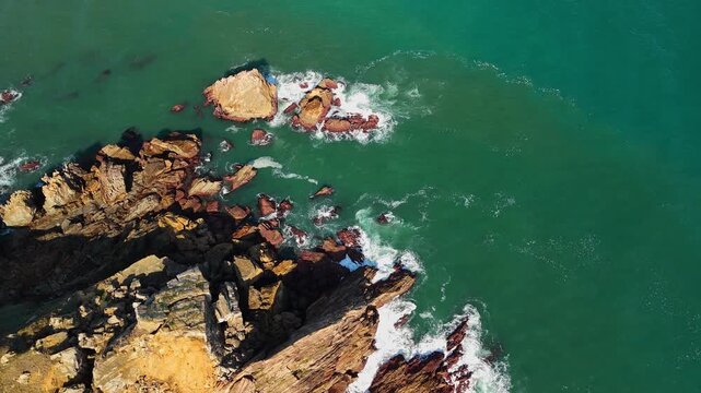 Waves and Rocks North Coast Spain