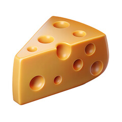 cheese isolated on white