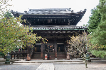 Fototapeta premium Amidado Amitabha Hall of Chion-in Temple in Kyoto, Japan