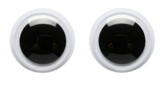 3d cartoon googly eyes transparent background cutout png