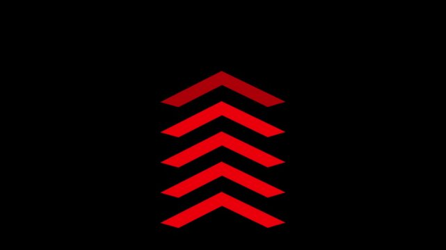 nice and cool red simple arrow up sied direction sine wave video motion 4k hd backgorund