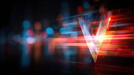 Cyber Security Law Theme With Abstract Shield and Digital Texture in a Complex Background Featuring Vibrant Colors and Lines