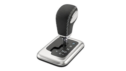 Automatic car gear shift lever with leather grip