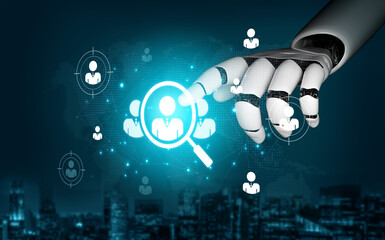 An AI assistant powers a global talent acquisition platform. This smart human resources system...