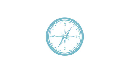 Illustration of a blue spinning top toy in motion with shadow.