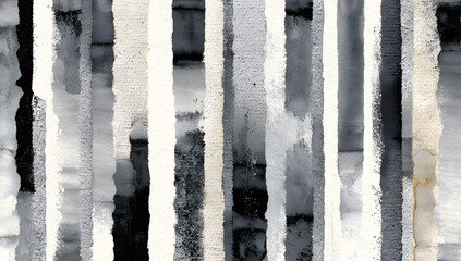 Abstract Striped Tie Dye Design. Gray Tie Dye Effect. Black Aquarelle Pattern. Abstract Gray Nature Tie Dye. Innovative Continuous Flow. Stripe Pattern. Ink Water Stain. Art Stripe Mark.