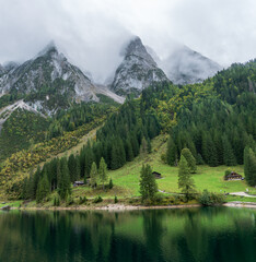 Beautiful Alpine lake Gosausee in Austria