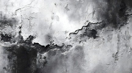 Abstract grunge black and white distressed texture background