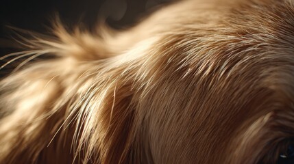 Soft Pet Grooming Close-Up Focused on Fur Detail With Gentle Lighting Showing Trust Between Pet and Groomer