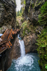 Sigmund Thun Klamm gorge near Kaprun, Austria