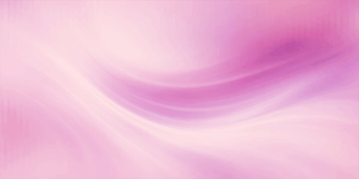 An elegant pink and purple abstract background features soft flowing waves and smooth silk textures with light violet lines in a graceful motion design