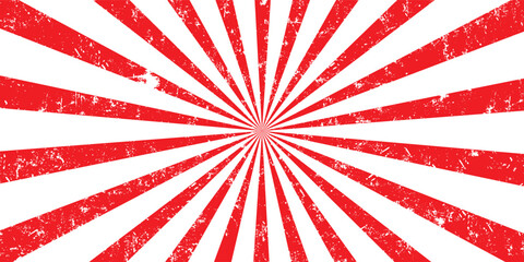 red Sunburst for the background. flag of japanese. The rising sun. vector. eps10