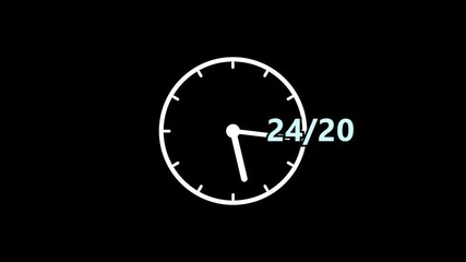 24/21 hours emergency service with arrow recycling animation .24 hour and 21 days service