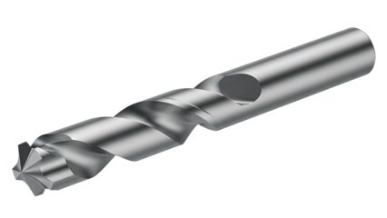 Metallic Drill Bit Tool with Twisted Cutting Edge for Wood or Metalworking