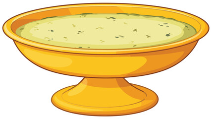 Cute Bird Bath Cartoon Vector Icon with Outline Isolated - Playful and Colorful Design for Children