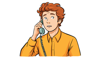 Professional Cartoon Vector Illustration of Person Talking