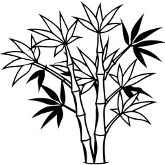 Minimal Bamboo Tree Vector