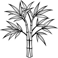 Minimal Bamboo Tree Vector