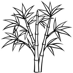 Minimal Bamboo Tree Vector