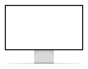 Modern desktop computer monitor perfect for showcasing digital content and design mockups.