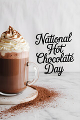 Celebrating national hot chocolate day