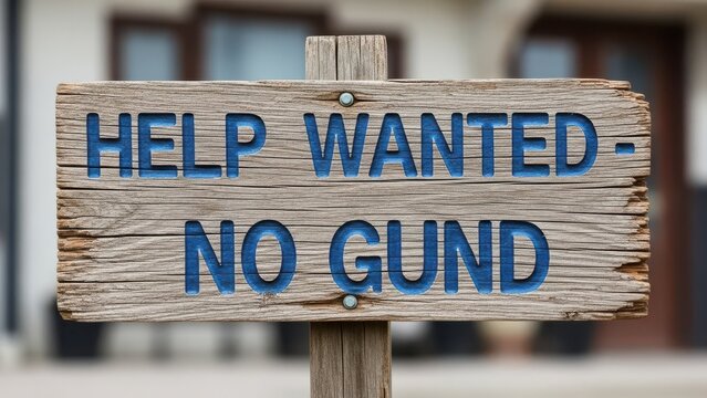 Help wanted, no gund