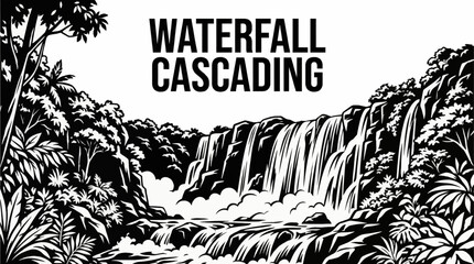 A powerful waterfall cascades through a lush canyon, combining motion, greenery, and natural energy, making it a highly popular subject for nature and adventure visuals © Ethan