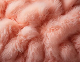 gentle plush peach fuzz texture creating a comforting atmosphere