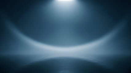 Obraz premium Mysterious Void: An abstract dark backdrop, with a single light source, setting a stage for boundless imagination and creative expression.