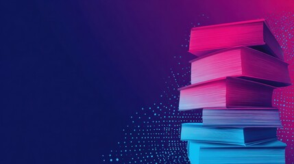 Learning Compliance Banner Background With Copy Space for Educational Materials and Announcements in a Digital Format